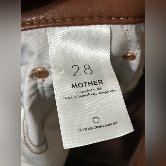 MOTHER The Insider Ankle Pant Faux Show Tortoise Shell - Size 28 - Picture 8 of 12